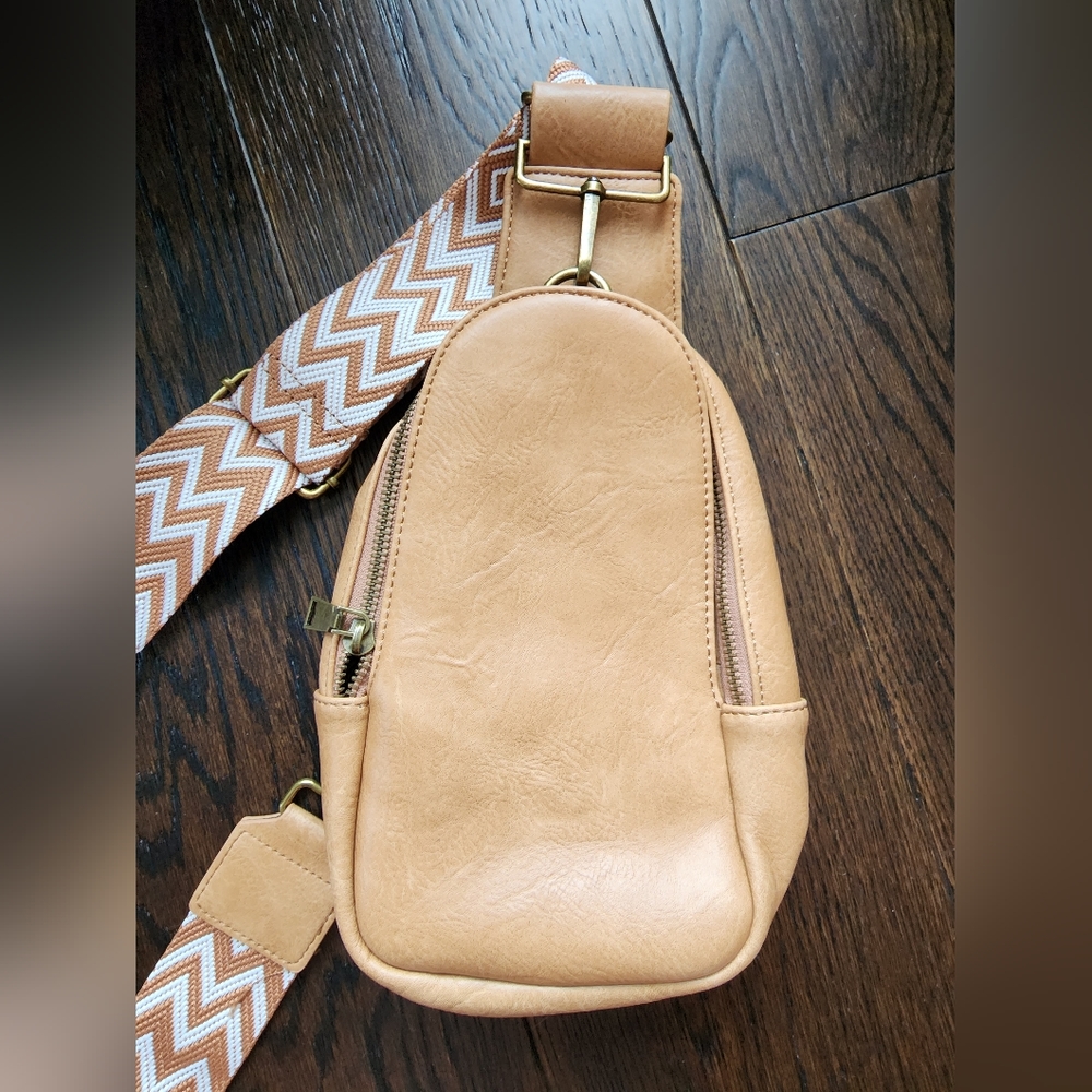 Vegan Leather Sling Bag! Brand New!